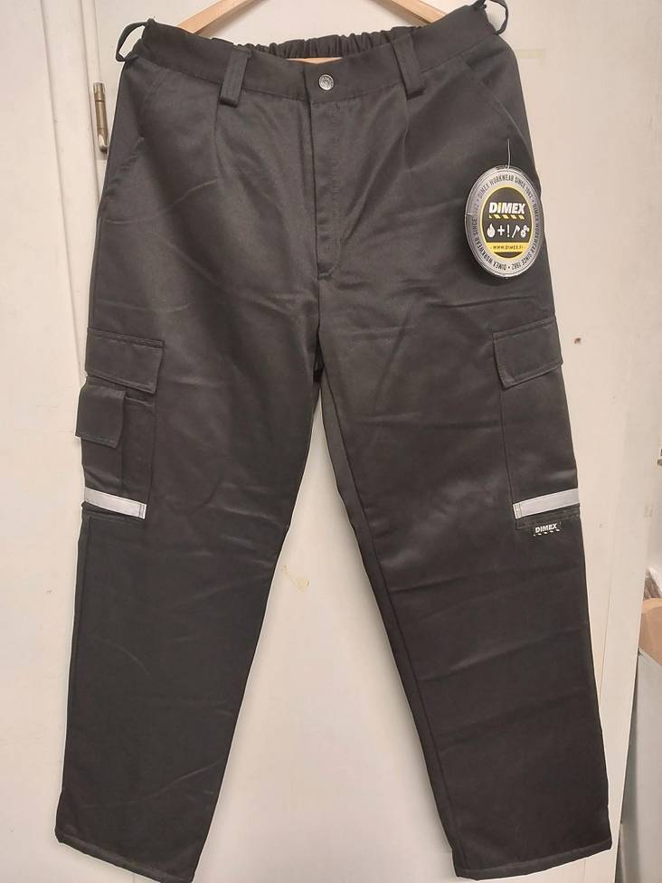 Dimex talvihousut 7051 musta - Työhousut - 6417845204564 - 1