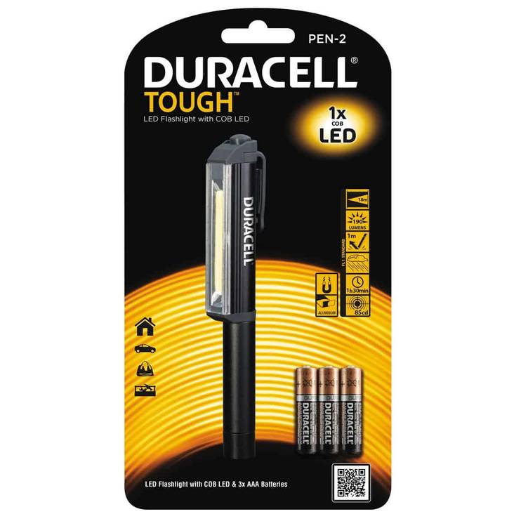 Duracell käsivalaisin tough PEN-2 190 lm - Paristokäyttöiset käsivalaisimet - 884620035464 - 1