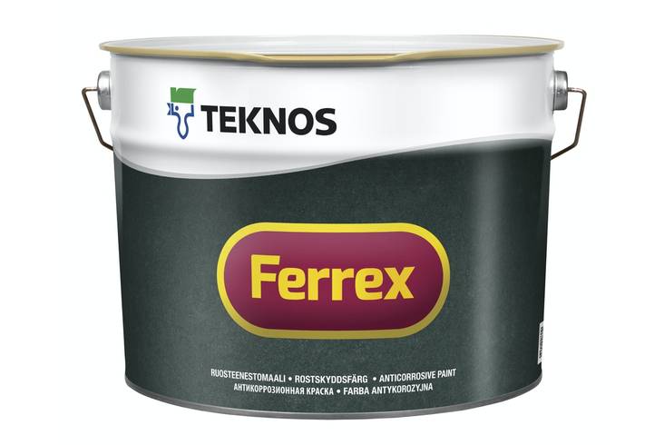 Ferrex Ruosteenestomaali 10l valkoinen - Kattomaalit - 6414620354704 - 1