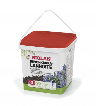 Hevonkakkalannoite Biolan 5,5 L - Puutarhalannoitteet - 6411961054614 - 1