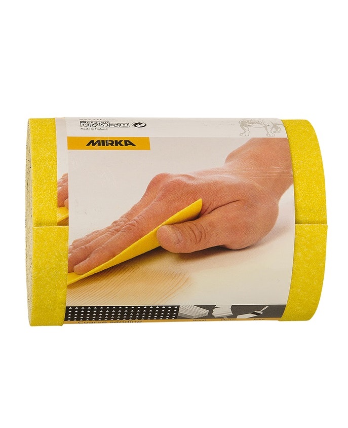 Hiomapaperi Mirka keltainen 115mmx5m 240 - Hiomapaperit käsihiontaan - 6416868801064 - 1