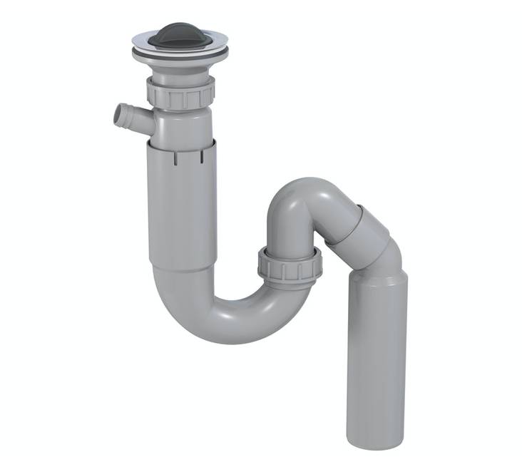 Keittiövesilukko PROF 1-osainen - Viemäröinti tarvikkeet - 6405422887804 - 1