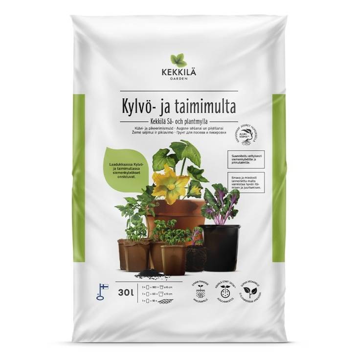 Kekkilä Kylvö- ja taimimulta 30 L - Puutarhamullat ja turve - 6433000346474 - 1