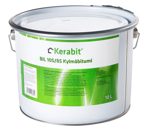Kerabit BIL 105/85 Kylmäbitumi 10 l - Bitumikatteet - 6417547156604 - 1