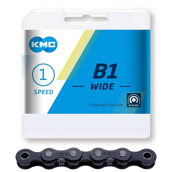 Ketju 1-v KMC B1 Wide 1/2 x 1/8", 112 L - Polkupyörät ja tarvikkeet - 4715575891194 - 2
