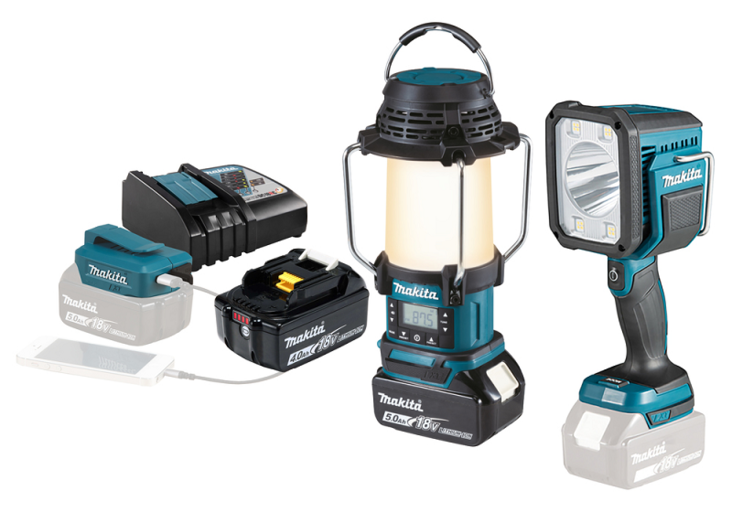 Makita Valaisinsetti DLX2512MX1 - Akkuvalaisimet ja -radiot - 088381783064 - 2