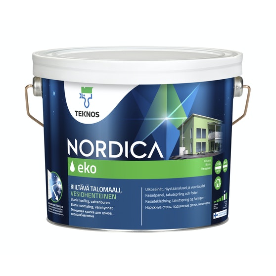 NordiCa Eko Talomaali 2,7l PM1 - Seinämaalit ulkoseinille - 6414620272954 - 1