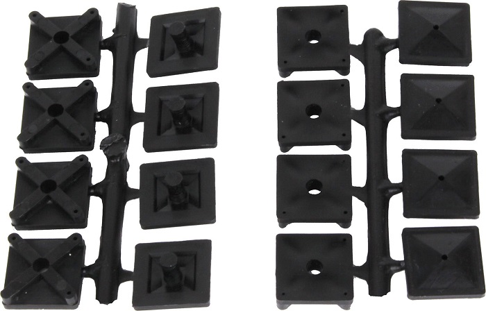 Palapeilinkiinnike PROF musta - Kalustehelat - 6414671070684 - 1