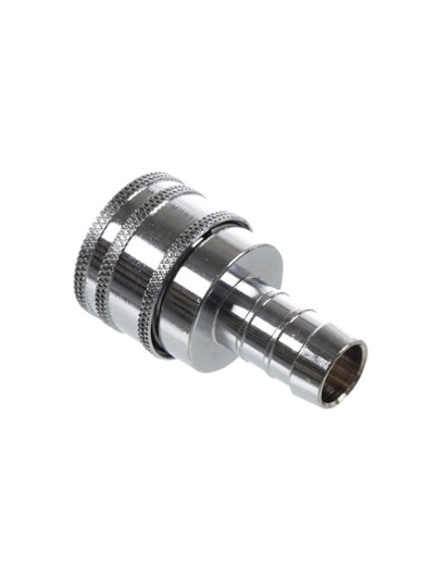 Pikaliitinpesä 13 mm letkulle kromattu - Letkuliittimet - 6405422890514 - 1