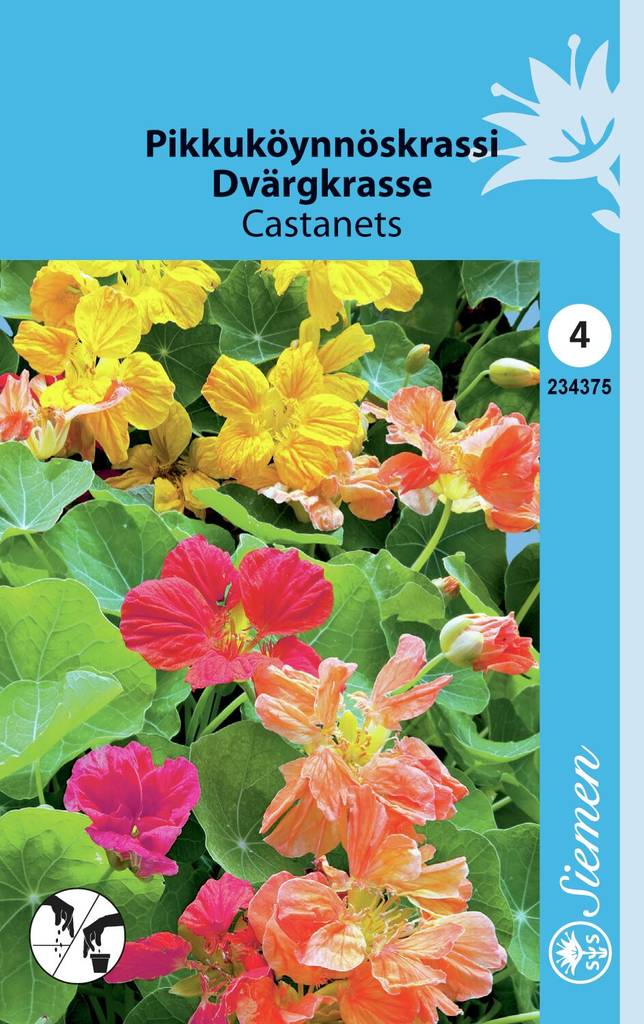 Pikkuköynnöskrassi CASTANETS 234375 - Puutarhasiemenet - 6415152343754 - 1