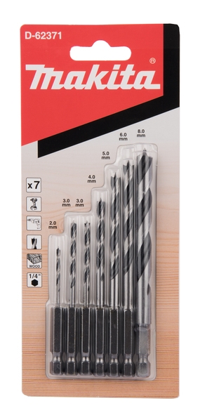 Poranteräsarja 7-osaa D-62371 - Poranteräsarjat - 88381497404 - 1