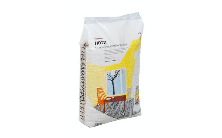 Puupelletti Hotti 20kg - Polttopuut, pelletit ja klapisäkit - 6430032631134 - 2