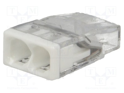 Rasialiitin Wago 2273-2-N Blister 40kpl - Sähköasennustarvikkeet, rasiat ja sulakk - 4066966001914 - 1