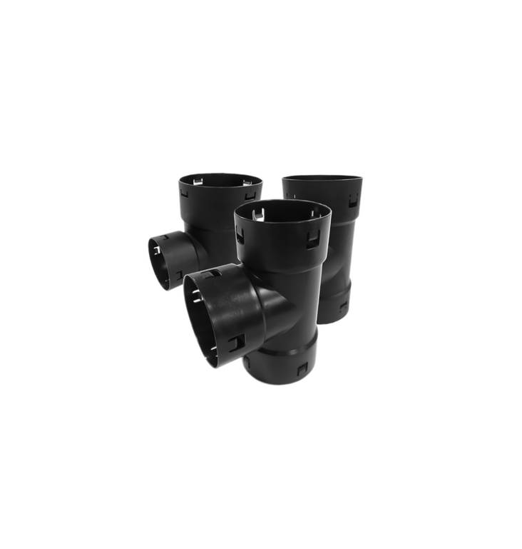 Salaojaputken T-haara 50/50 - Maanalaisten putkien liittimet - 6430039251984 - 1