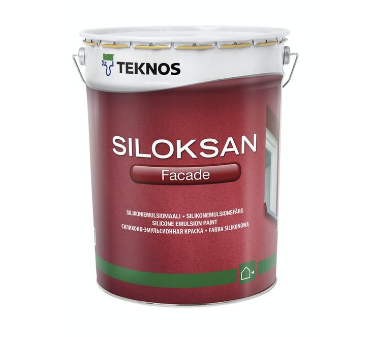 Siloksan Silikoniemulsiomaali 18l - Kivipintamaalit ja pohjusteet - 6414620317754 - 1