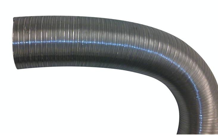 Taipuisa alumiinikanava 125 mm 2,5 m - Kierresaumakanavat - 6415881023064 - 1