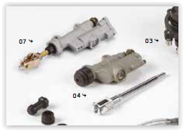 Takajarrusylinteri 10mm banjolla - Jarruosat, kahvat, vivut ja vaijerit - YC110-1201024 - 1