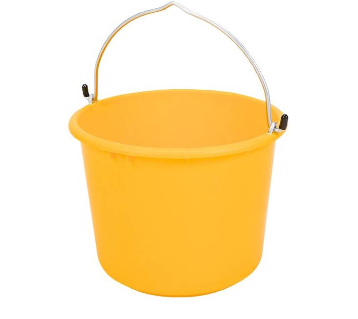 Teollisuusämpäri 12l keltainen - Laastipaljut ja laastiämpärit - 8713331000954 - 1