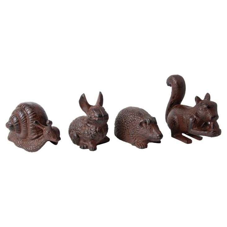 Villieläinkoriste 5x10x10cm valurauta - Pihakoristeet - 8714982036064 - 1