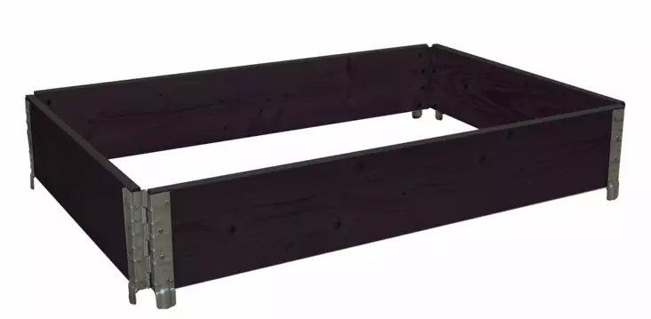 Lavakaulus 80x120cm 15mm Musta - Muut puutarhatarvikkeet - 6416556935224 - 1