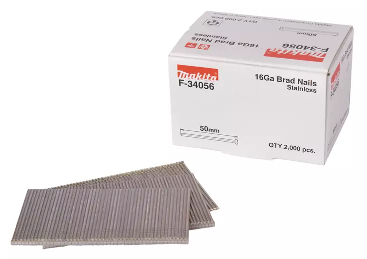 MAKITA Dyckert naula 1,6 x 50 mm, 16Ga - Viimeistelynaulat - 088381294614 - 1