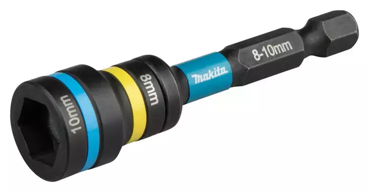 MAKITA Kuusiohylsy magneettikiinnityksellä 8 / 10 mm - Hylsyt ja kuusiokoloavaimet - 197050377234 - 1