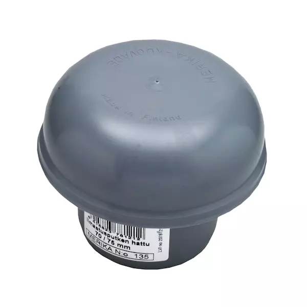 Tuuletusputken hattu Opal75 mm - Viemäröinti tarvikkeet - 6413822950004 - 1