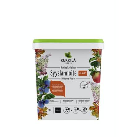 Kekkilä Syyslannoite Plus+ 5 L - Puutarhalannoitteet - 6433000623735 - 1