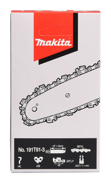Makita Teräketju 14" .325 1,1mm 59 - Teräketjut ja terälaipat - 088381585095 - 2
