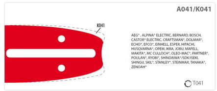 Moottorisahan laippa 14" 3/8, 1,3mm 52DL - Teräketjut ja terälaipat - 036577003328 - 2