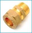 Puserrusliitin suora ulkokierre 18x1/2" 1551115 EM - Puserrusliittimet - 1551115 - 1