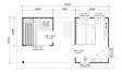 Sauna ja huone Cello Holmenkollen 21,3m² - Pihasaunat - 6438606002915 - 5