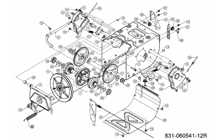 746-05067 Cable drive wheel - Lumilinkojen varaosat - 4047427578725 - 1