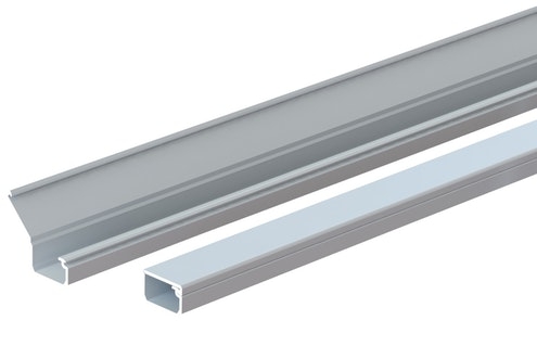 Asennuskanava OPAL 20x10mm 2m tarra - Johtokourut ja kaapelitiet - 6438056133405 - 1