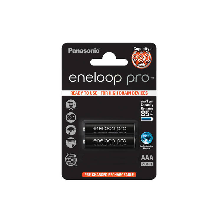 Eneloop pro AAA 1.2V 900mAh 2kpl - Paristot - 5410853057185 - 1