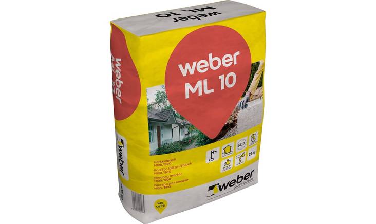 Harkkolaasti M100/500 ML 10 25 kg - Muurauslaastit - 6415990421065 - 2