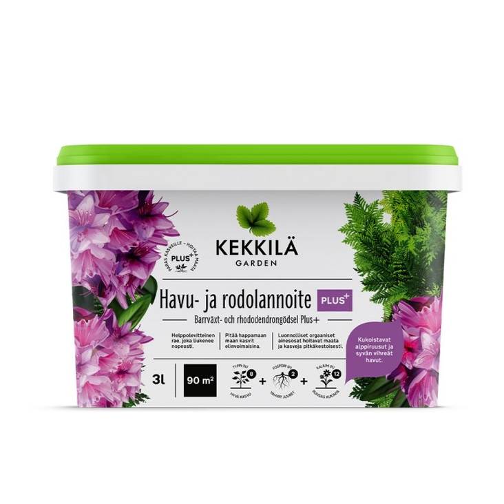 Kekkilä Havu- ja rodolannoite PLUS+ 3 L - Puutarhalannoitteet - 6433000343565 - 1