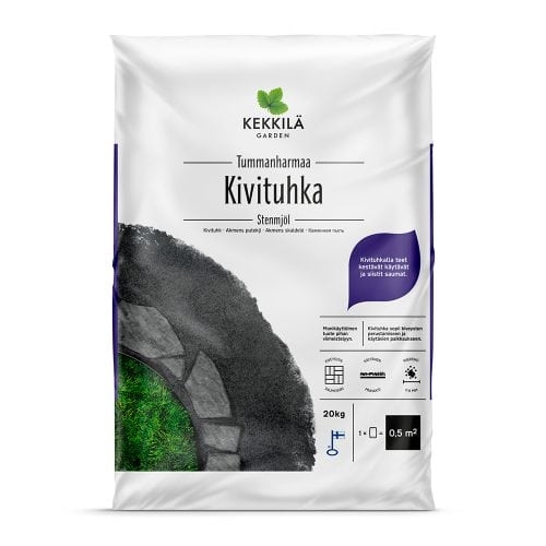Kekkilä Kivituhka tummanharmaa 20 kg - Kivituhkat ja hiekat - 6433000100755 - 1