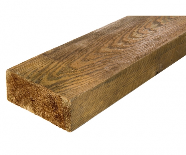 Kestopuu runko 48x148 ruskea - Kyllästetty puutavara - 6438313557555 - 1