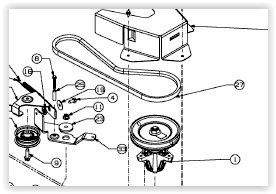Kiilahihna MTD 754-04318 - MTD kiilahihnat - 4047427231415 - 1