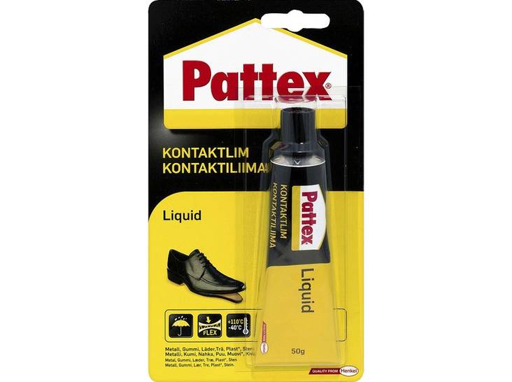 Kontaktiliima Pattex Liquid 50g - Yleisliimat ja askarteluliimat - 4015000402835 - 1