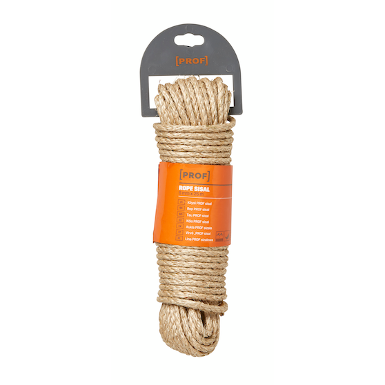 Köysi PROF sisal 6mmx25m - Köydet - 6438313499725 - 1