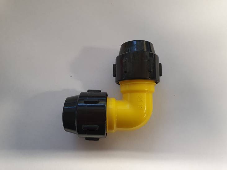 Kulmayhde SK 1/2" muovinen - Kierreliittimet - 6432105 - 1