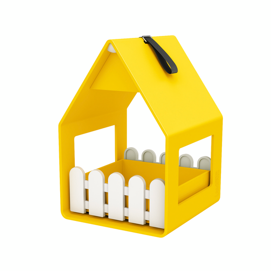 Lintulauta Landhaus keltainen - Ulkolinnun ruoat ja tarvikkeet - 4009049377735 - 1