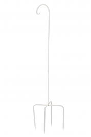 Lyhtyteline 105cm valkoinen - Muut puutarhatarvikkeet - 6410416222295 - 1