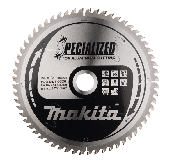 Makita Pyörösahanterä HM 165mm - Pyörösahanterät - 88381490535 - 1