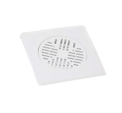 Neliökansi OPAL 197x197mm Valkoinen - Lattiakaivot ja tarvikkeet - 6413820250045 - 1