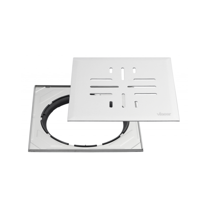 Neliökansi Vieser Classic 197x197mm - Lattiakaivot ja tarvikkeet - 6418685512925 - 1