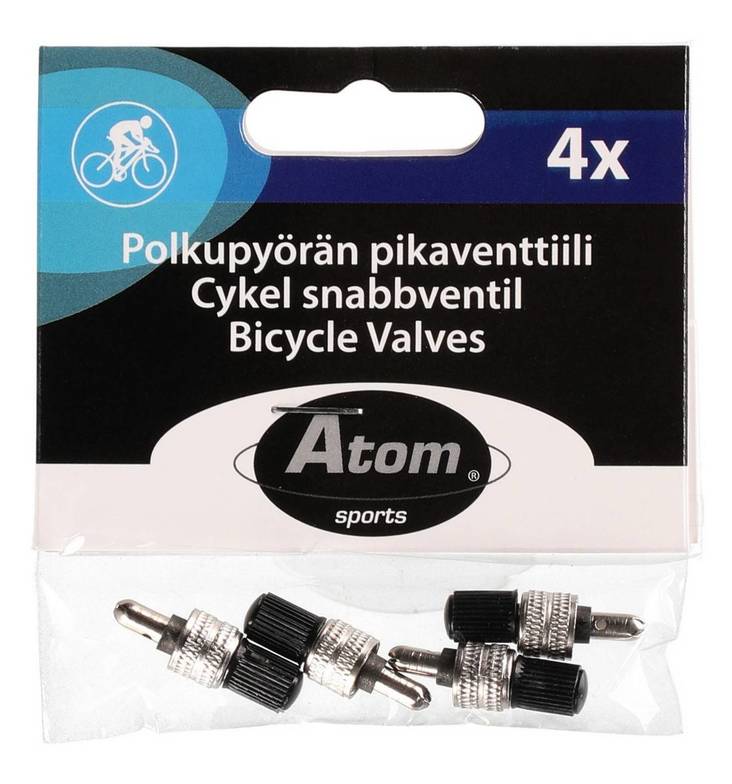 Polkupyörän Pikaventtiili Atom 4kpl - Polkupyörät ja tarvikkeet - 6410410185855 - 1