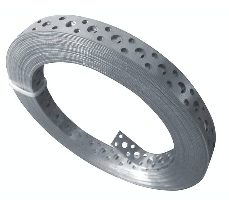 Reikävanne PROF 20x0,7mm Zn 10m - Vannenauhat - 6438313547105 - 1